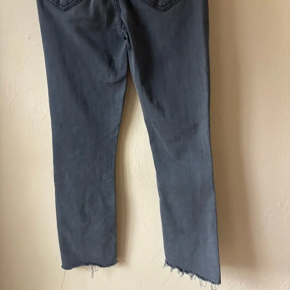 Mother The Insider‎ Crop Step Fray Dancing in the Moonlight Size 27 Black